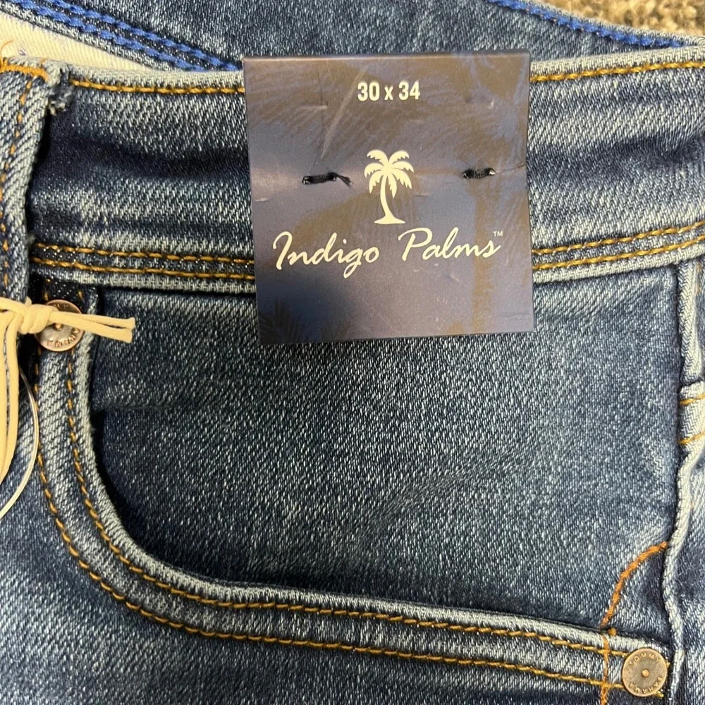 Tommy Bahama Indigo Palms Jeans Mens 30x34 Medium Indigo Wash ST124495 NEW